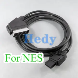 10pcs 1.8m RGB Scart Audio Video AV Cable Connect Cord Cables for NES Console Plug Wire