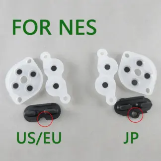 5sets High quality Conductive adhesive Rubber Silicone Pads silicone rubber for Nintendo NES Console
