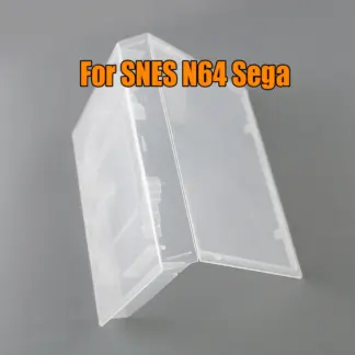 1PCS Transparent Box Game Card Cartridge CD DVD Protector Case For N64/SNES (US)/Sega Genesis/MegaDrive Universal Shell