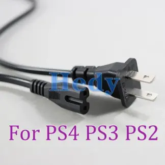 20PCS EU US Plug 1M Power Cable 8-head Cable Host Power Cable Power Extension Cord FOR Playstation 4 PS4 PS3 PS2