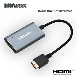 Bitfunx RGB YPBPR to 1080P HDMI™ Converter For PS2 PS1 PS One PlayStation Game Consoles With RGB to YPbPr Switch