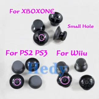 5PCS For PS2 PS3 3d Analog Joystick Stick For XBox One Small Hole Cap Thumbsticks Caps Mushroom For XBOXONE WIIU Wii U