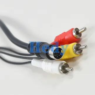 1PCS 1.8m 9Pin 3RCA Audio Video AV Cable For Sega Genesis 2 3 Game A/V Connection Adapter Cord Wire For SEGA Genesis II/III