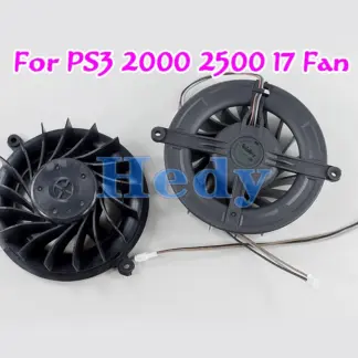 1PC Internal Cooling Fan For Playstation 3 PS3 Slim 2000 2500 3000 4000 17 Blades Controller Machine Inner Cooler