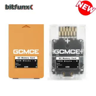 Bitfunx GCMCE FlipperMCE Memory Card Reader Adapter for Store Saves for NGC GameCube Wii (RVL-001) Game Console