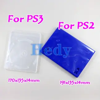 1PC Replacement CD Box For Sony PS3 PS2 DVD Case For Playstation 3 Disc Protective Shell Accessories