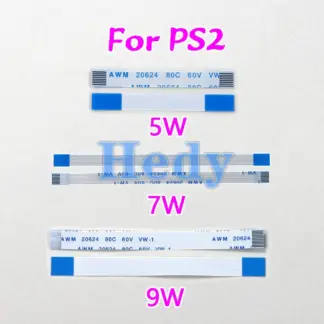 10PCS 3W 5W 7W 9W Power Reset Switch Ribbon Cable For PS2 30000 50000 70000 90000 Power On/off Switch Flat Cable Repair