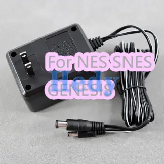 8PCS US Plug AC Power Input is 110-240V 60Hz Output is DC 9V-850mA Adapter Cable For NES SNES Sega Genesis