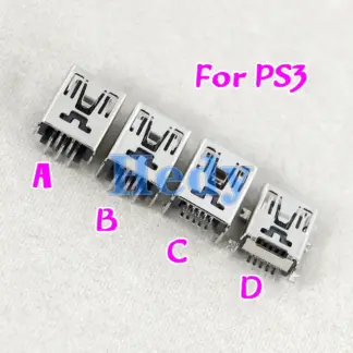 20PCS Mini USB Charging Port Socket Power Charger Connector Jack Replacement for PS3 Controller Repair Part
