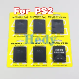 20PCS High Quality 8MB 16MB 32MB 64MB 128MB 256MB Memory Card Save Game Data Stick Module for Playstation 2 for PS2