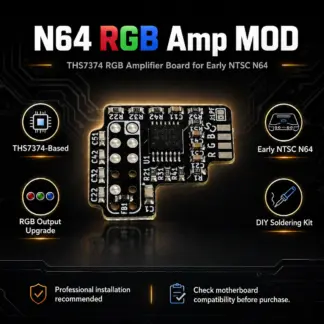 Install Mod N64 RGB Amp Kit For Nintendo 64 NTSC Console THS7374 Video Amplifier Compatible With NUS-CPU-01 02 03 04 DIY