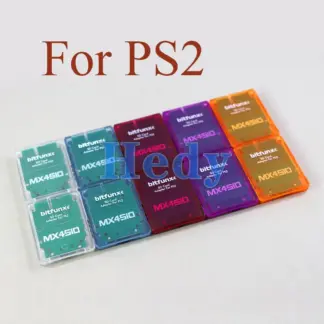 1PC TF/SD Card Adapter For PS2 Console MX4SIO SIO2SD Memory Card Program Game Card Transparent Housing Card Adapter Kit
