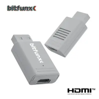 Bitfunx Mini Video Audio Adapter YPBPR to HDMI™ Converter for PAL NTSC Wii Game Console Plug and Play