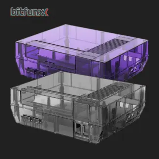 Bitfunx Transparent Game Console Replacement Shell Protective Housing Accessories For NES Nintendo Entertainment System Console