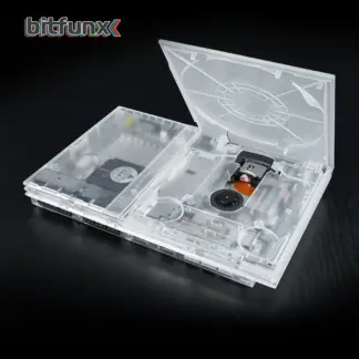 Bitfunx Game Console Protective Housing Translucent Replacement Shell Accessories For SONY PlayStation2 Slim Console