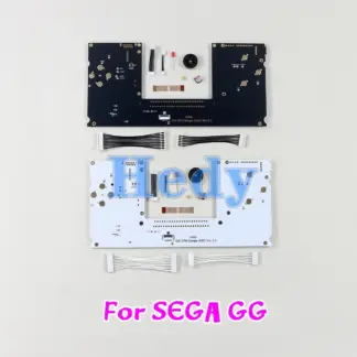 1set For SEGA GG Console RGB Lighting Effect SMT Soldered Motherboard Single Chip MainBoard Screen Backlight For Sega Game Gear