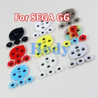 50sets New Silicon Button Conductive Rubber Pad Replacement For Sega GameGear Gaming Gear Housing For SEGA GG