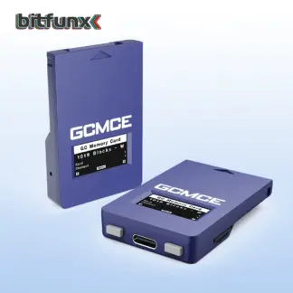 Bitfunx GCMCE FlipperMCE Memory card Reader Adapter for Store Saves for NGC GameCube Wii (RVL-001) Game Console